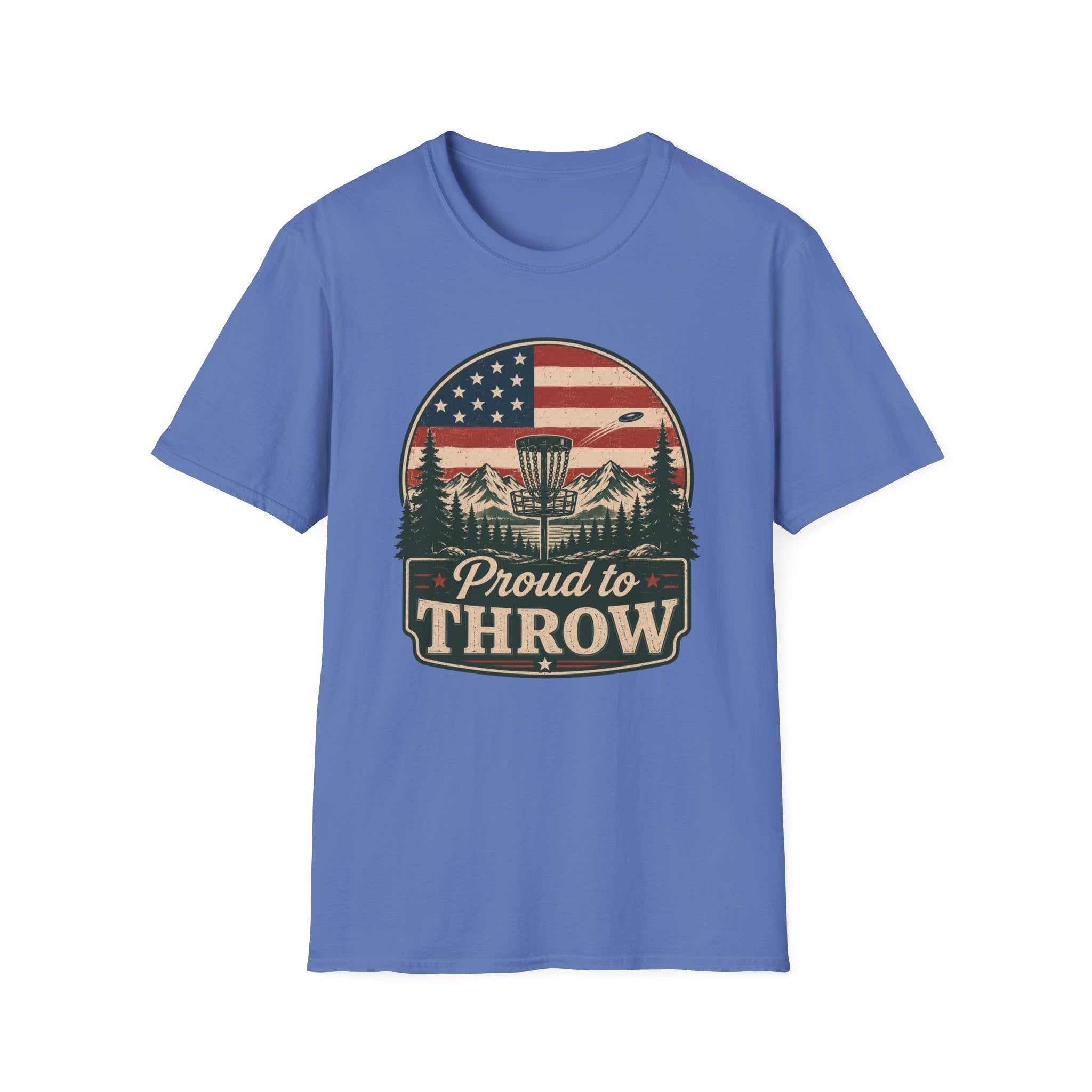 Proud to Throw Vintage Disc Golf T-Shirt