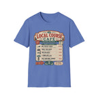 Course Cafe Menu Vintage Disc Golf T-Shirt