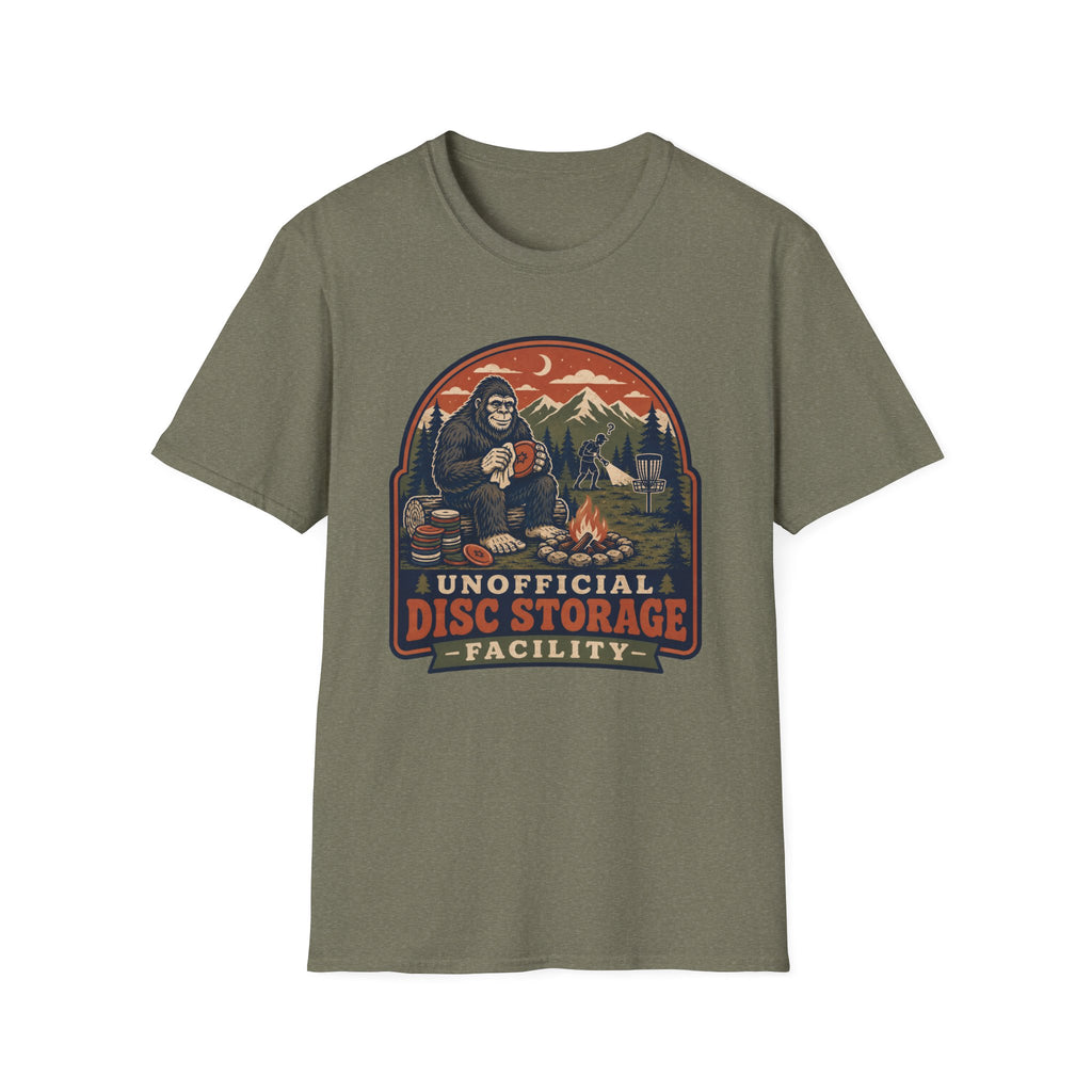 Unofficial Disc Storage Vintage Disc Golf T-Shirt