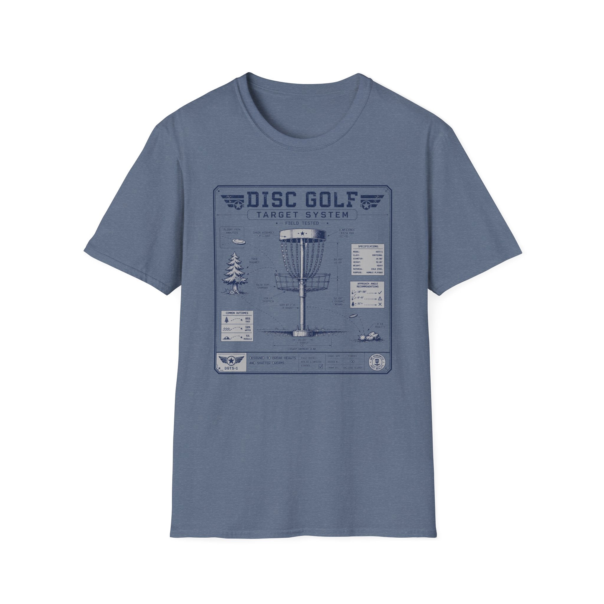 Disc Golf Target System Vintage Disc Golf T-Shirt