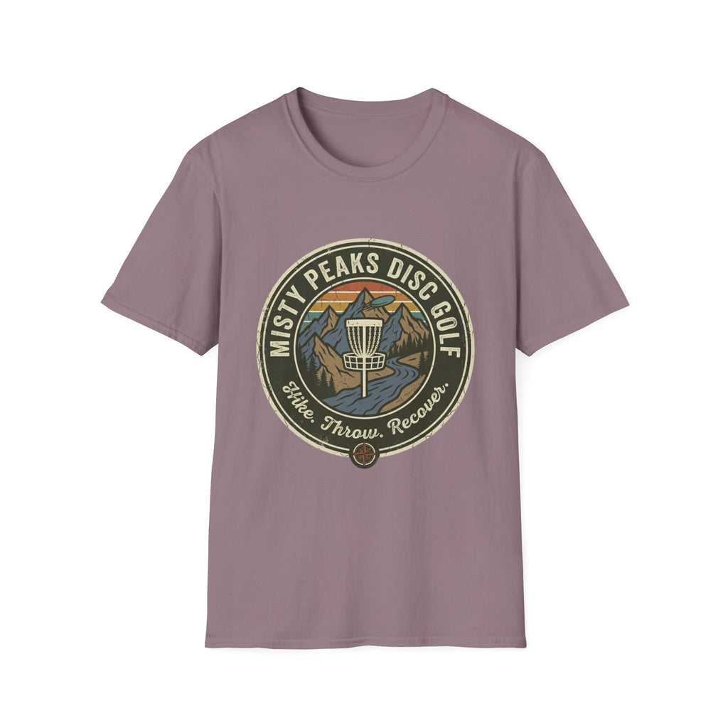 Misty Peaks Disc Golf Vintage Disc Golf T-Shirt