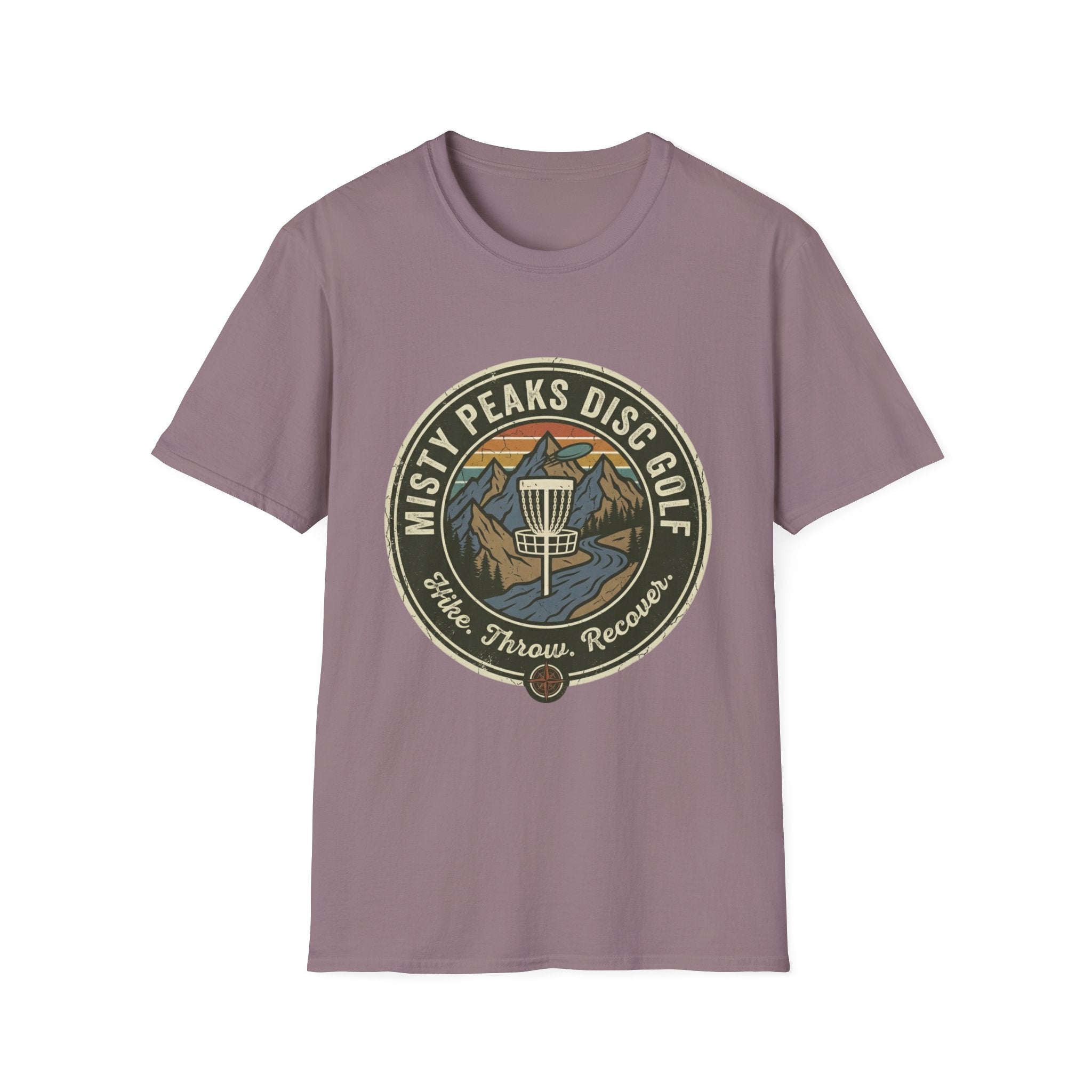 Misty Peaks Disc Golf Vintage Disc Golf T-Shirt