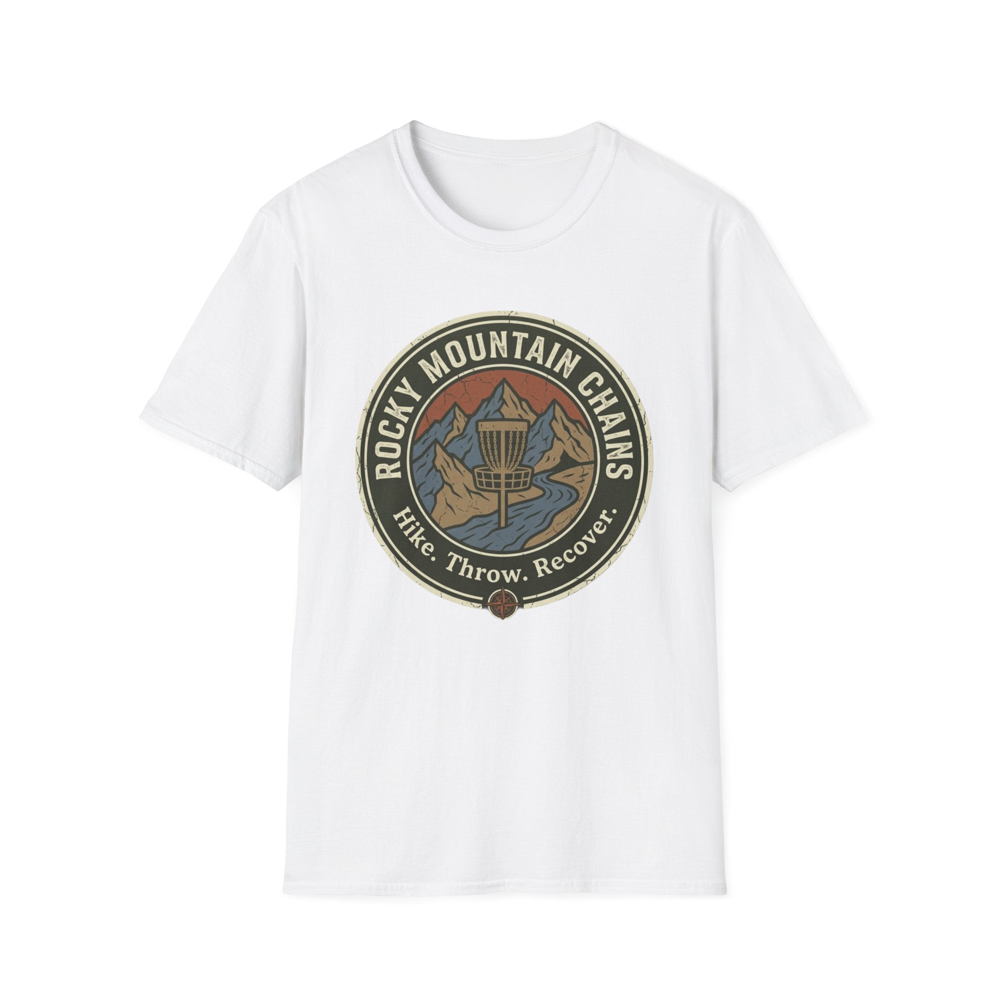 Rocky Mountain Chains Vintage Disc Golf T-Shirt