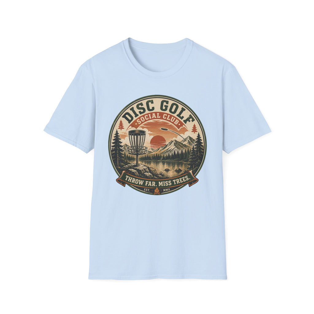 Disc Golf Social Club Vintage Disc Golf T-Shirt