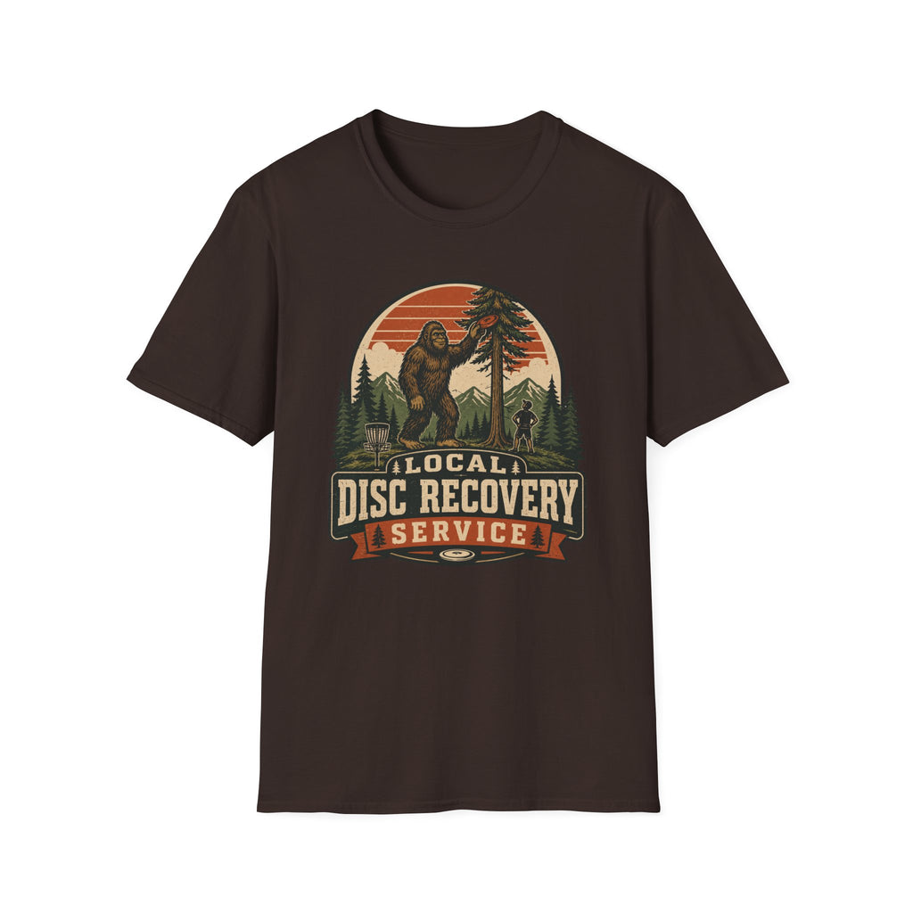 Local Disc Recovery Service Vintage Disc Golf T-Shirt