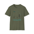 Flight Path Calculated Vintage Disc Golf T-Shirt