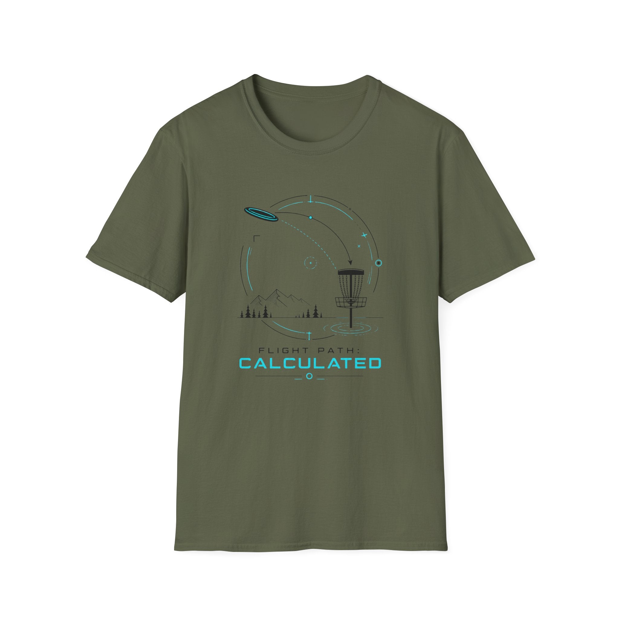 Flight Path Calculated Vintage Disc Golf T-Shirt