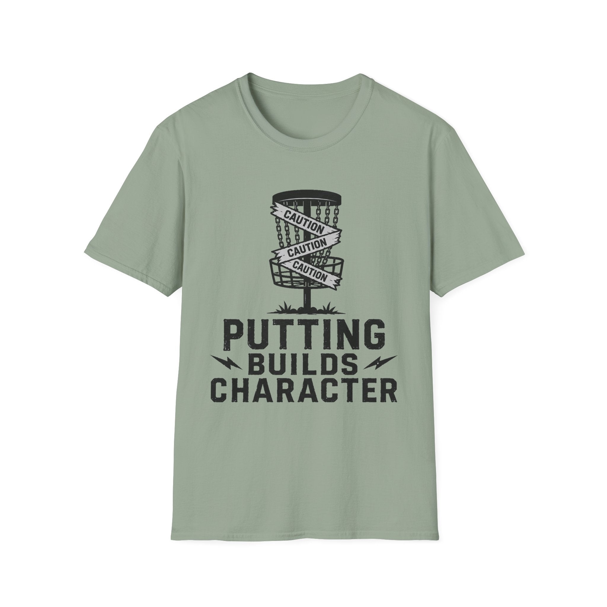 Putting Builds Character Vintage Disc Golf T-Shirt