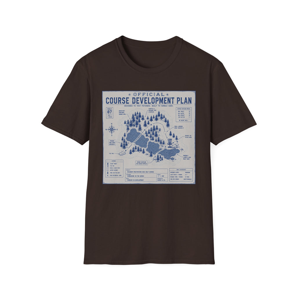Course Development Plan Vintage Disc Golf T-Shirt