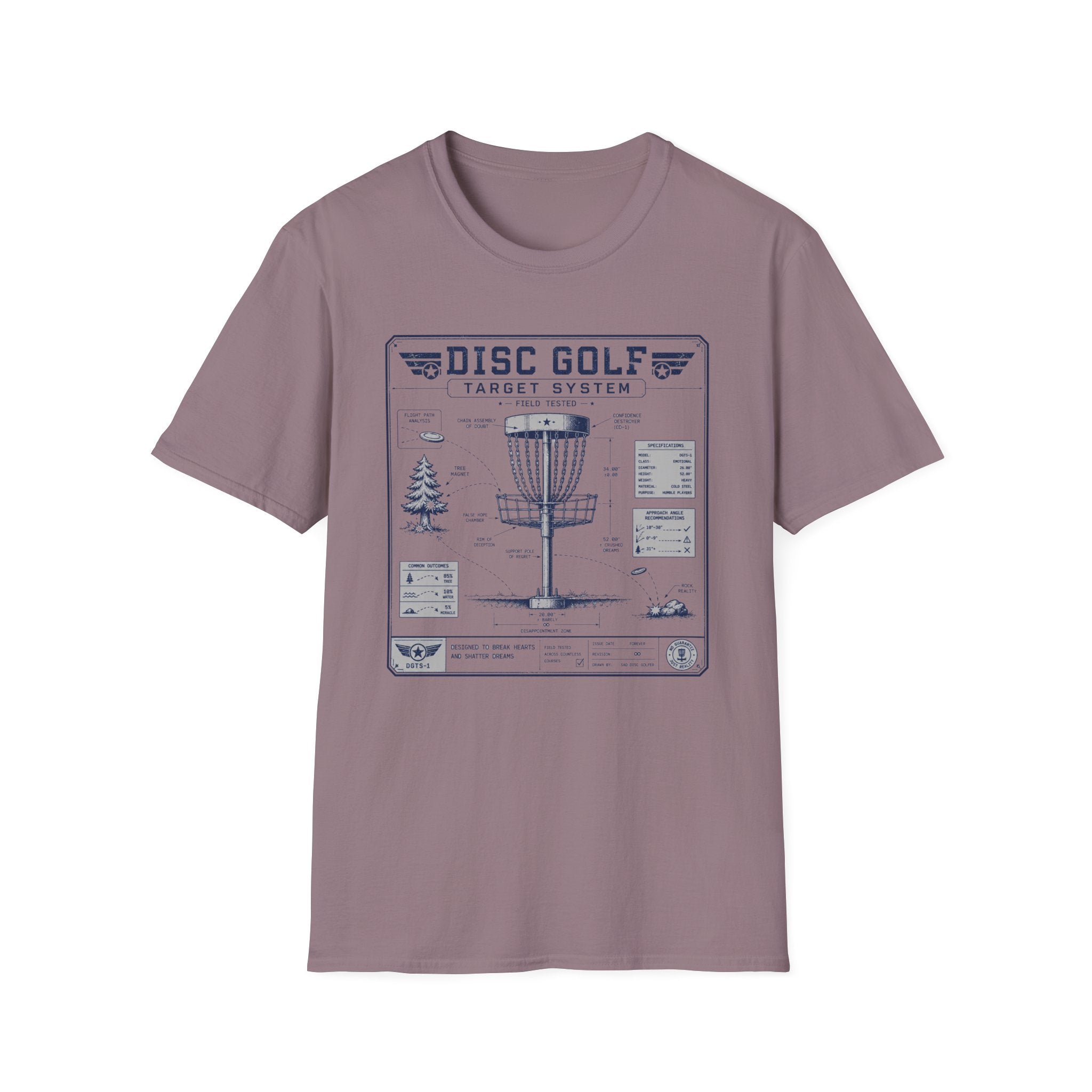 Disc Golf Target System Vintage Disc Golf T-Shirt