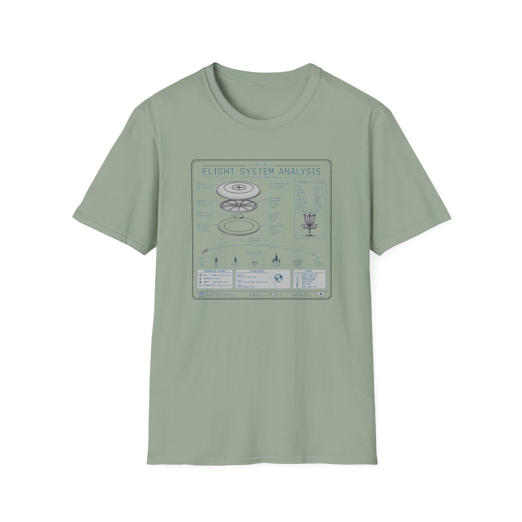 Flight System Analysis Vintage Disc Golf T-Shirt