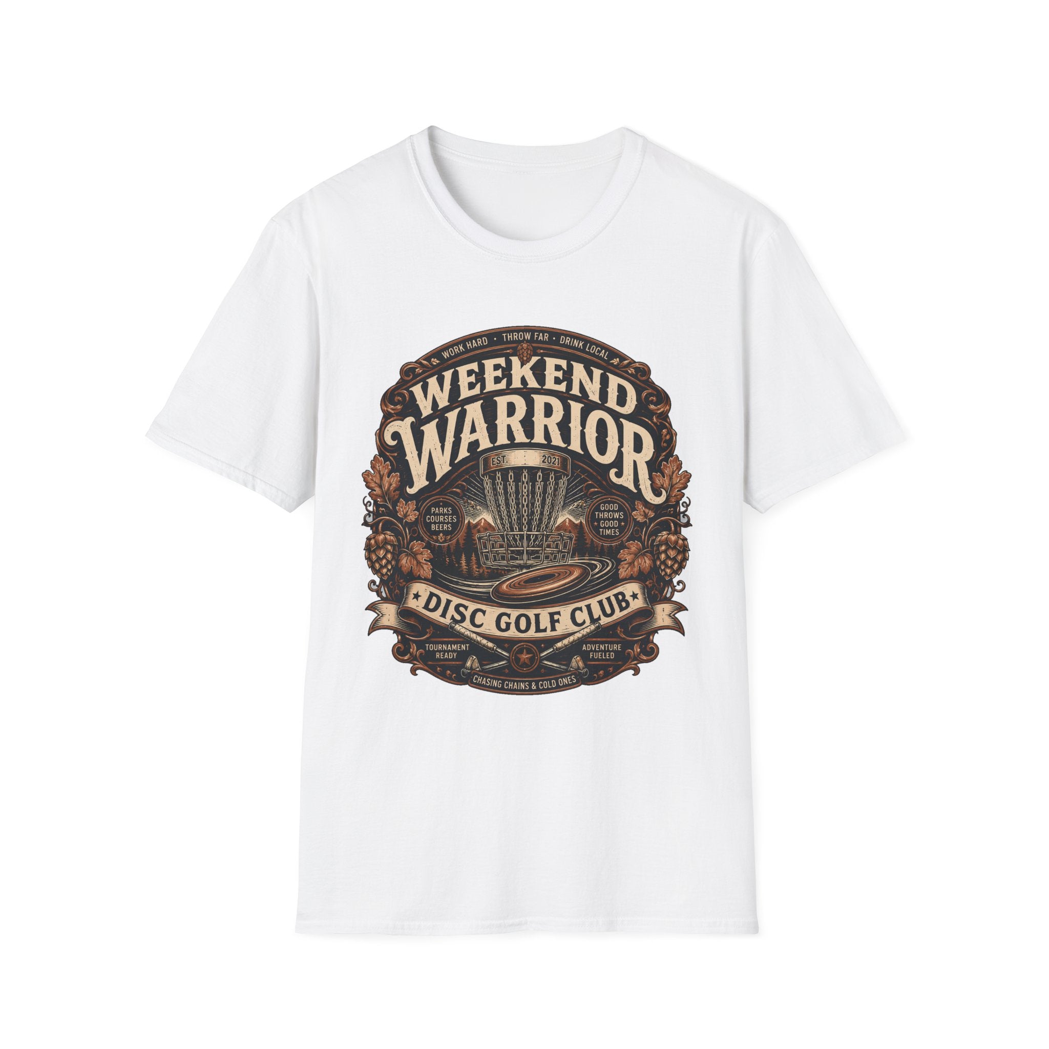 Weekend Warrior Vintage Disc Golf T-Shirt
