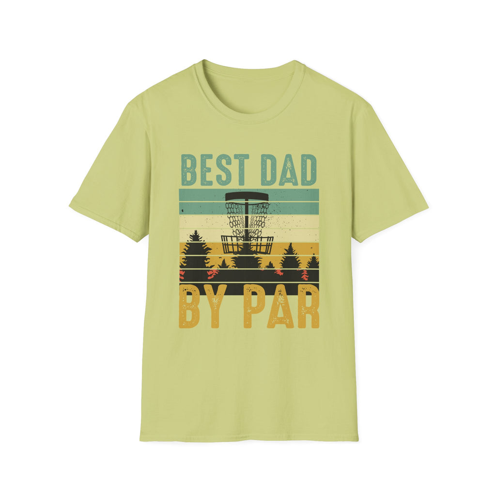 Best Dad By Par Vintage Disc Golf T-Shirt