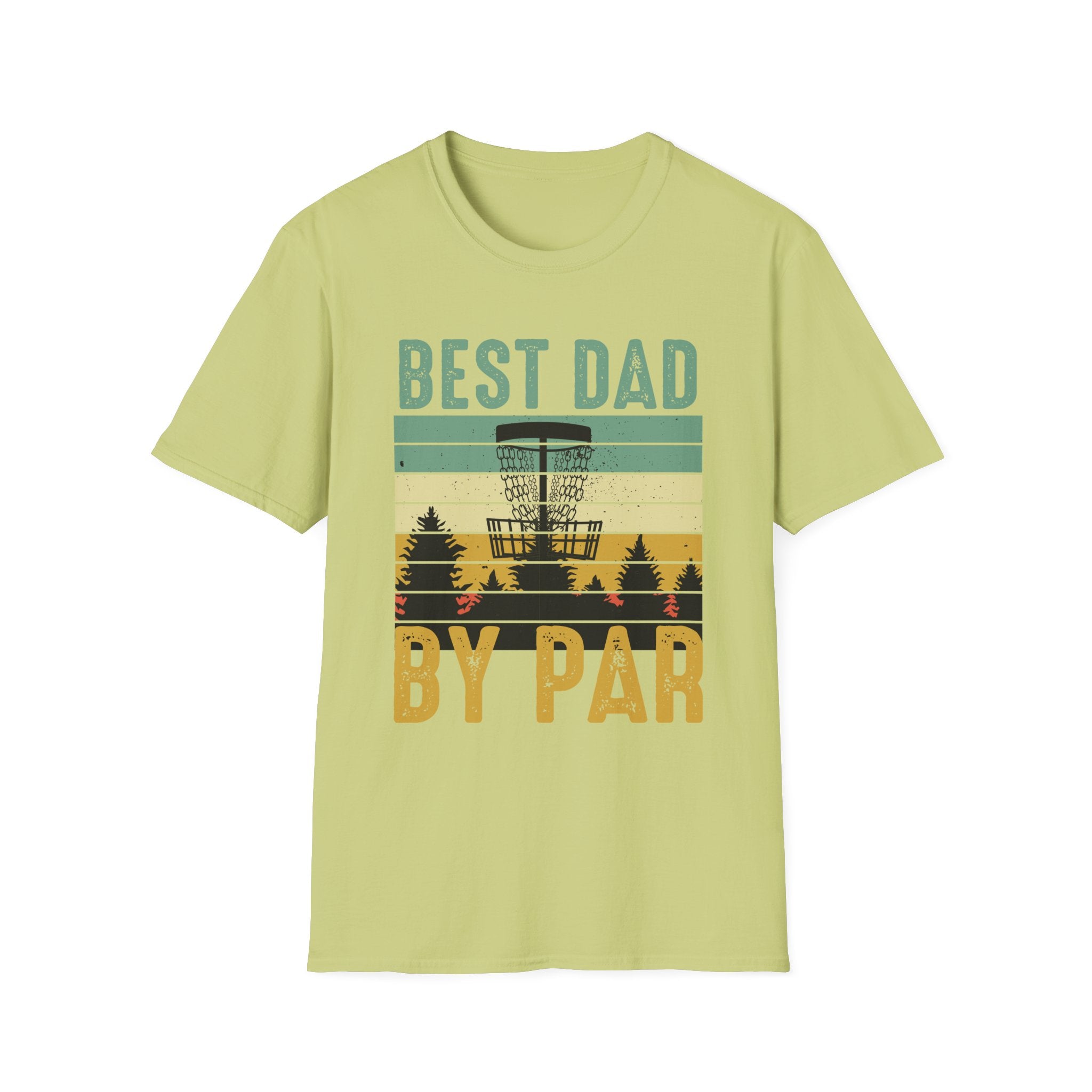Best Dad By Par Vintage Disc Golf T-Shirt