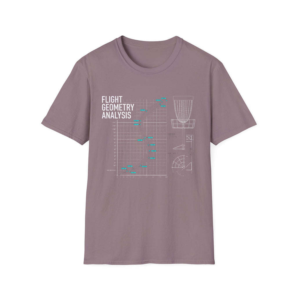 Flight Geometry Analysis Vintage Disc Golf T-Shirt