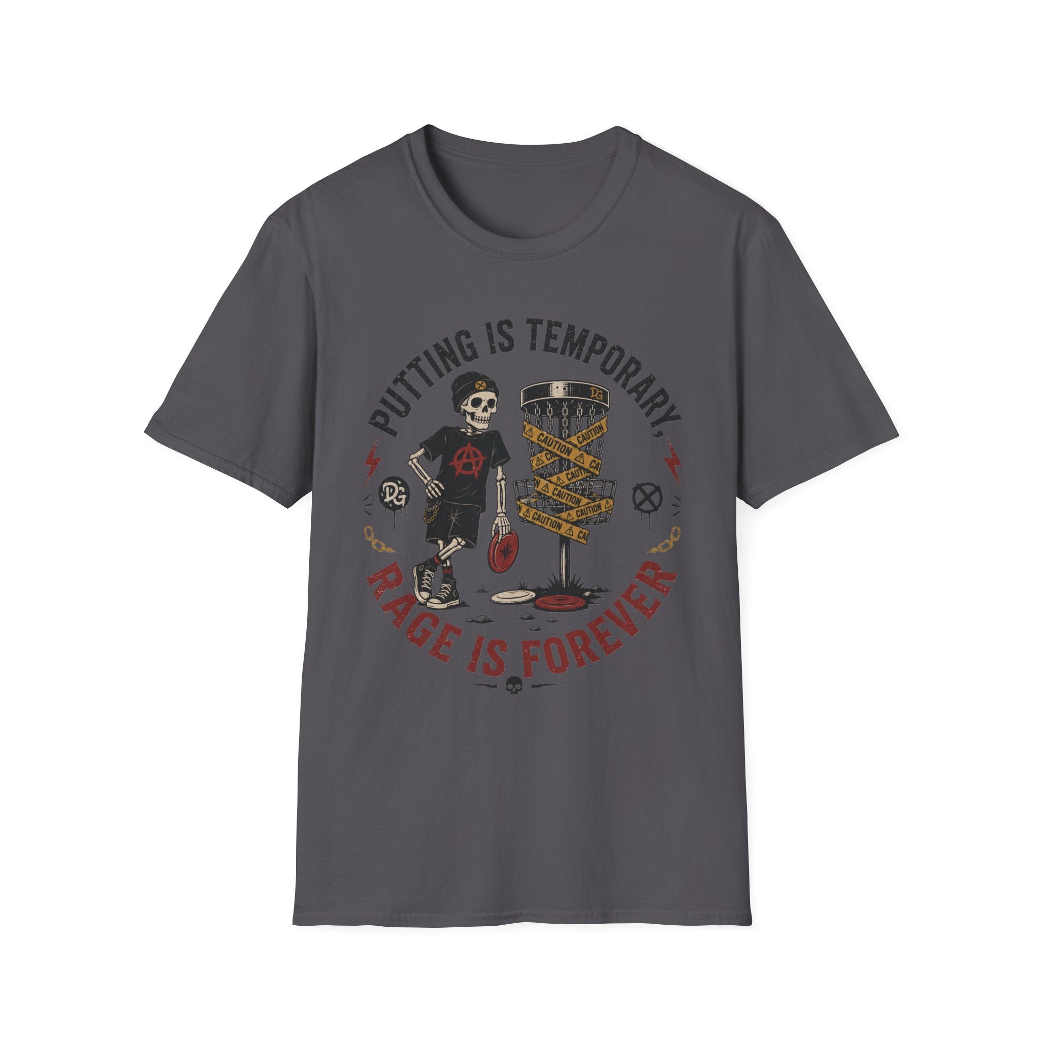 Putting is Temporary Vintage Disc Golf T-Shirt