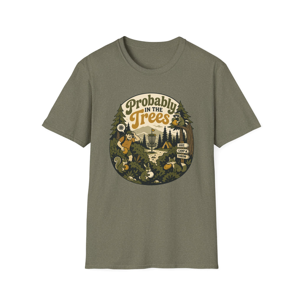 Probably in the Trees Vintage Disc Golf T-Shirt