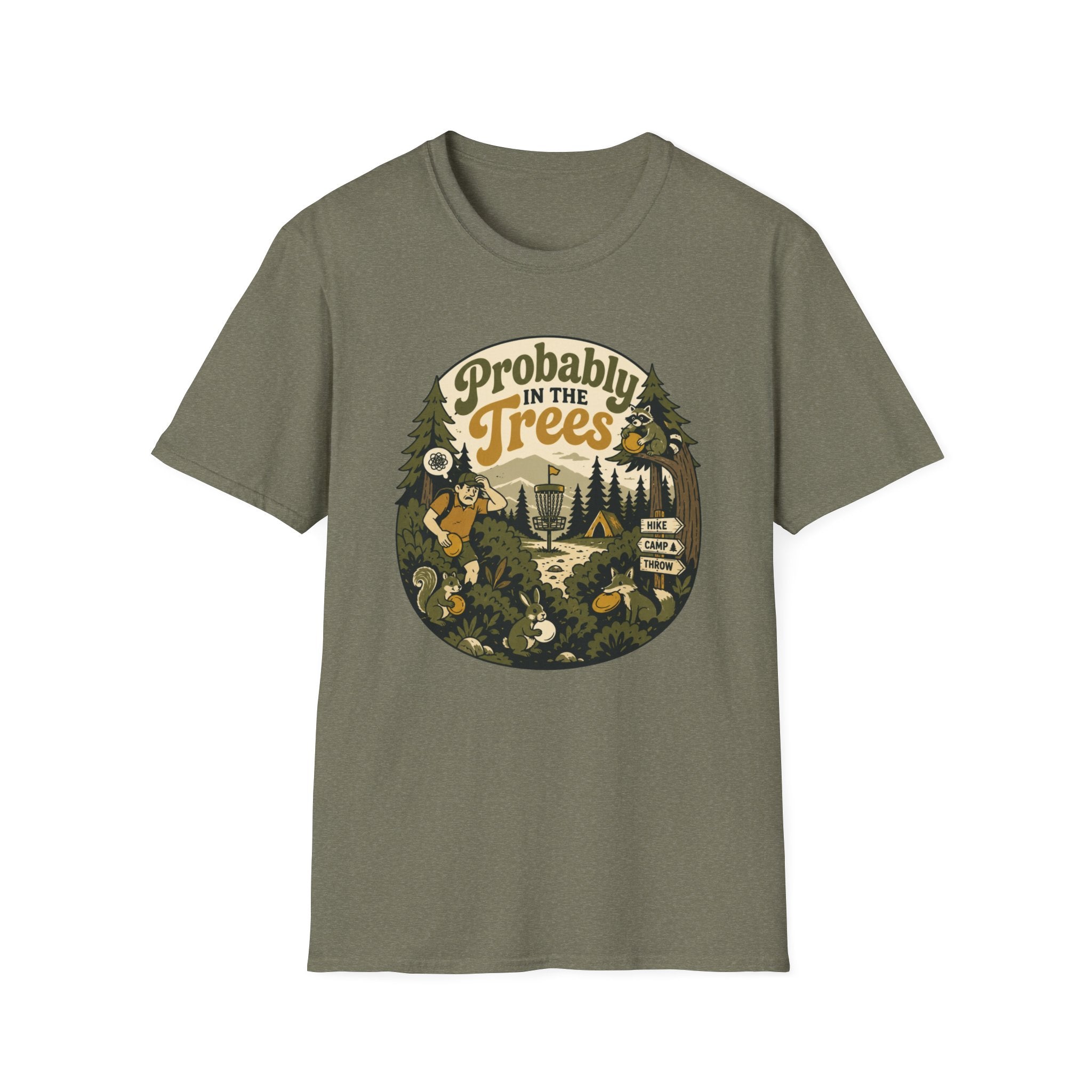 Probably in the Trees Vintage Disc Golf T-Shirt