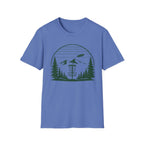 Landscape Basket Vintage Disc Golf T-Shirt