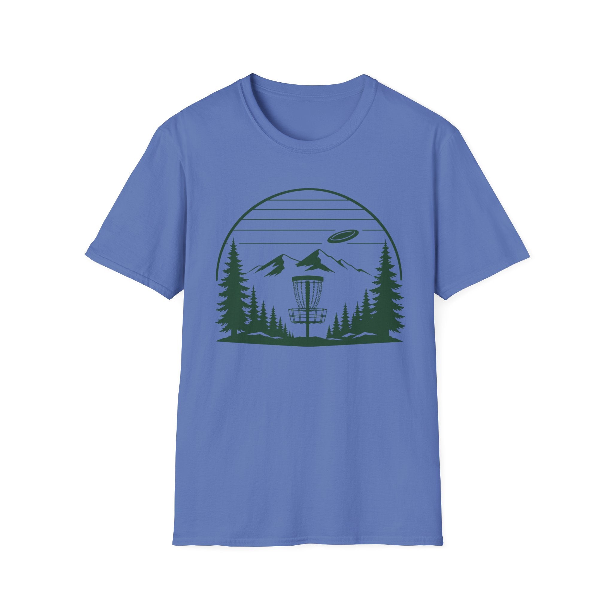 Landscape Basket Vintage Disc Golf T-Shirt