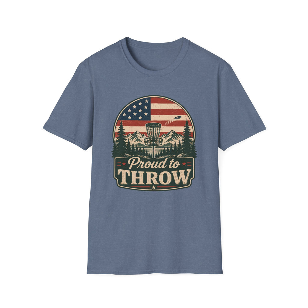 Proud to Throw Vintage Disc Golf T-Shirt
