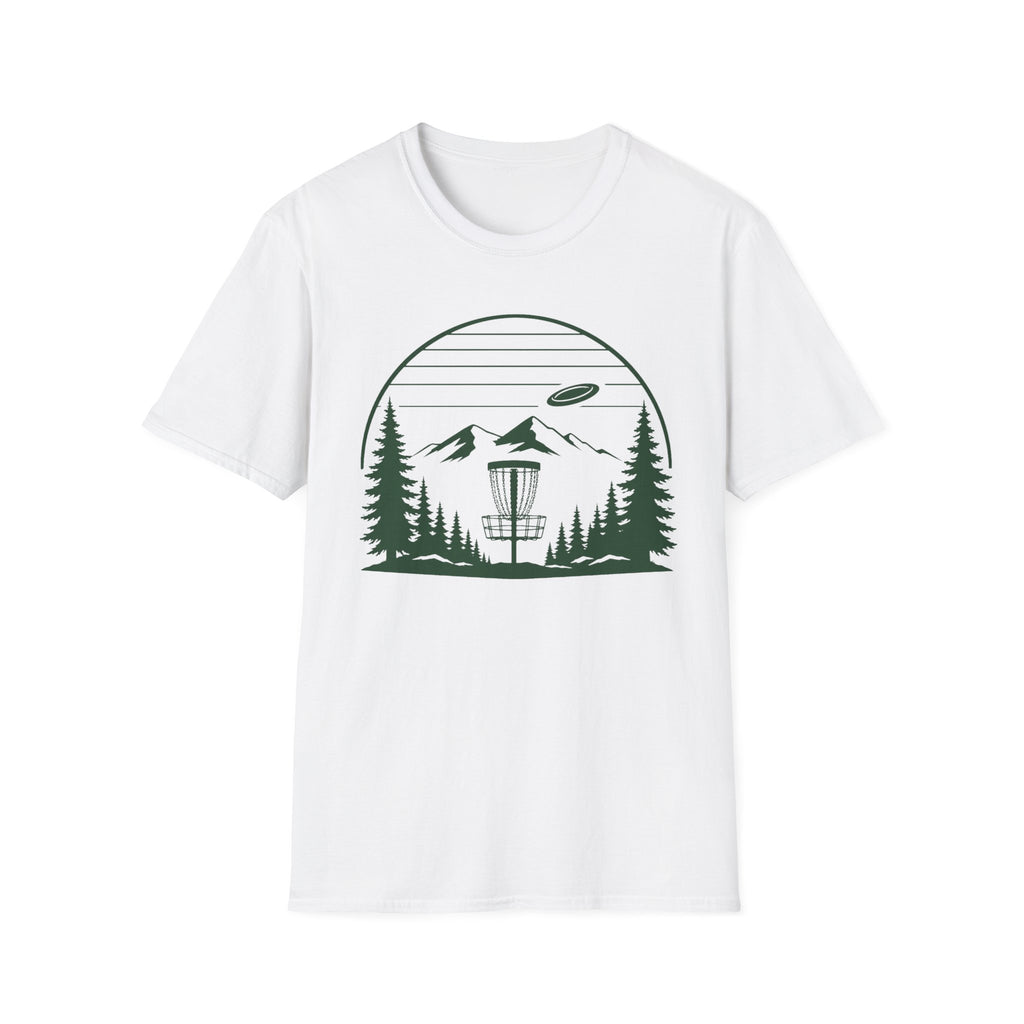 Landscape Basket Vintage Disc Golf T-Shirt
