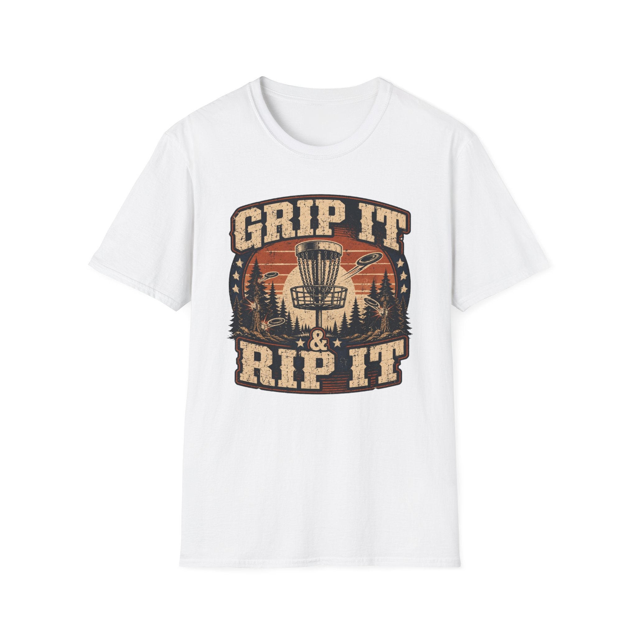 Grip It and Rip It Vintage Disc Golf T-Shirt