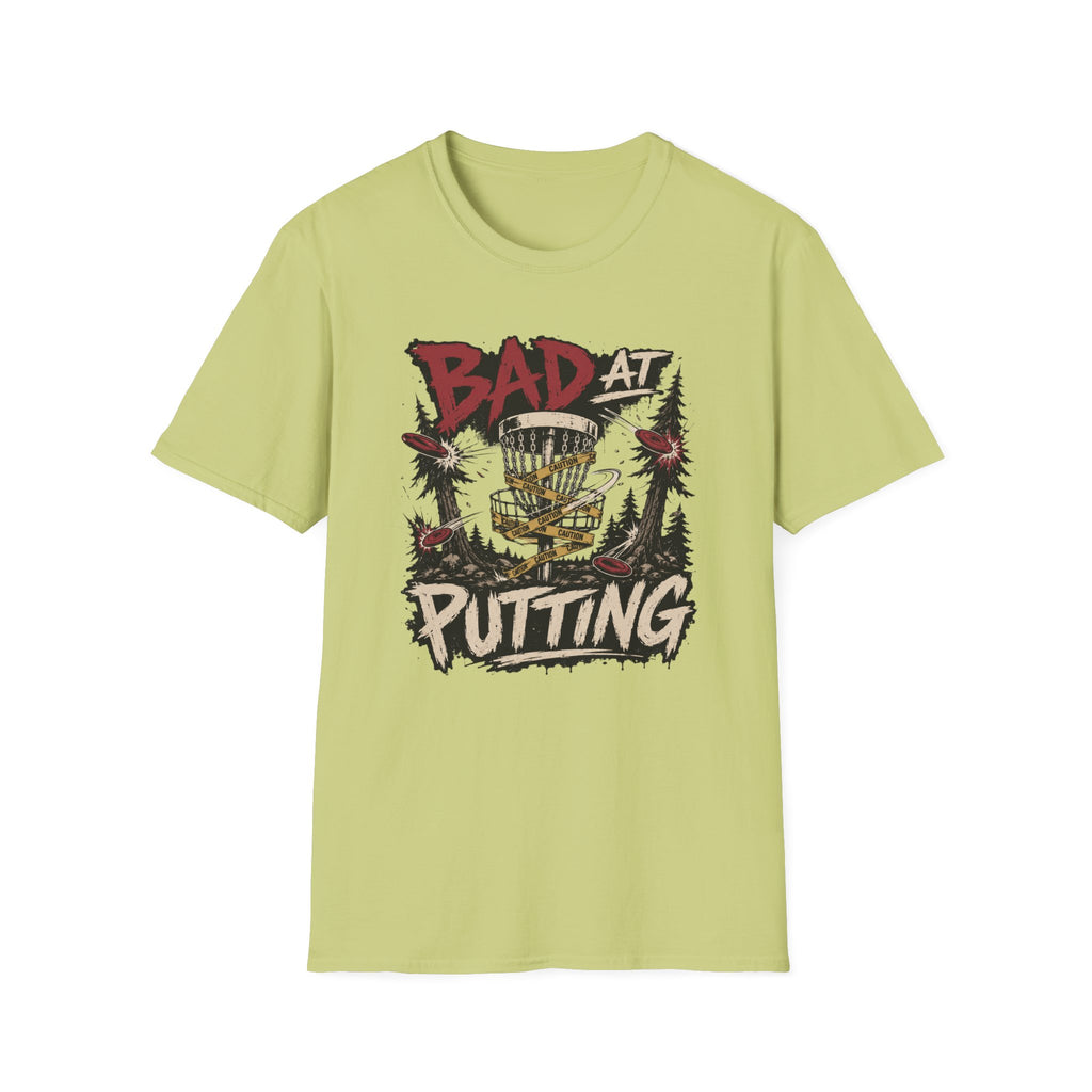 Bad at Putting Vintage Disc Golf T-Shirt