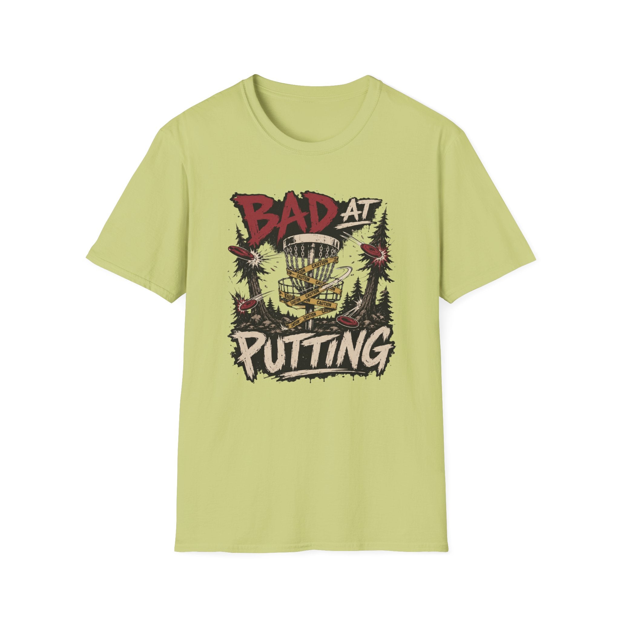Bad at Putting Vintage Disc Golf T-Shirt