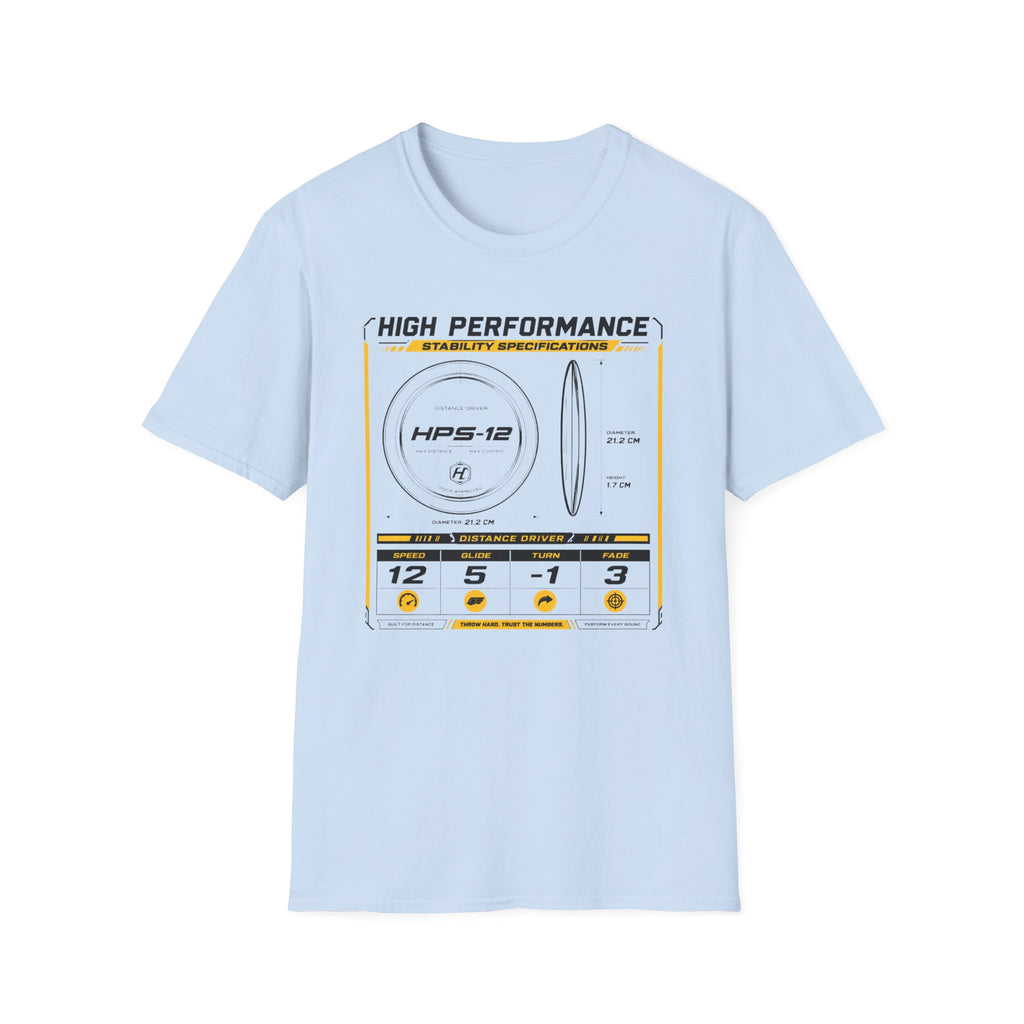 Disc Blueprint Vintage Disc Golf T-Shirt