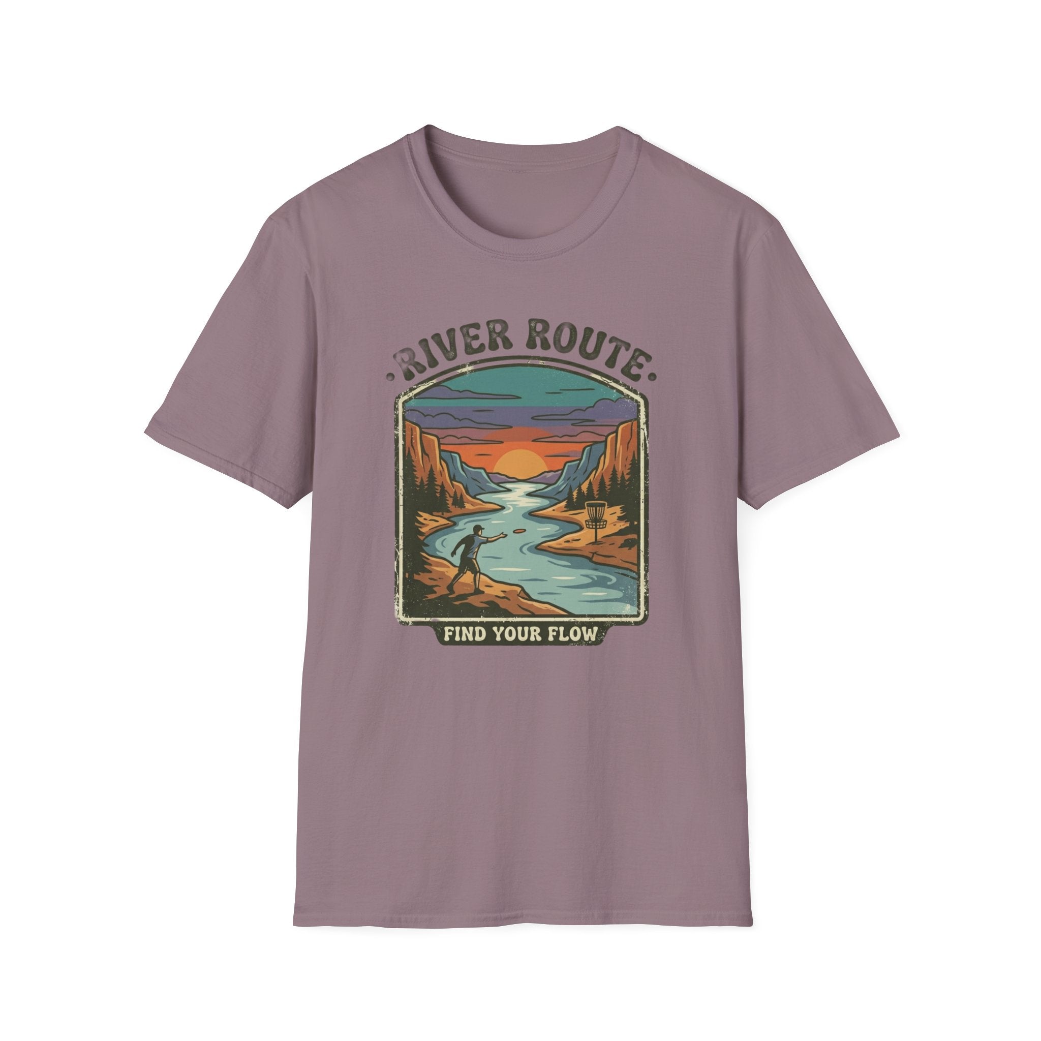 River Route Vintage Disc Golf T-Shirt