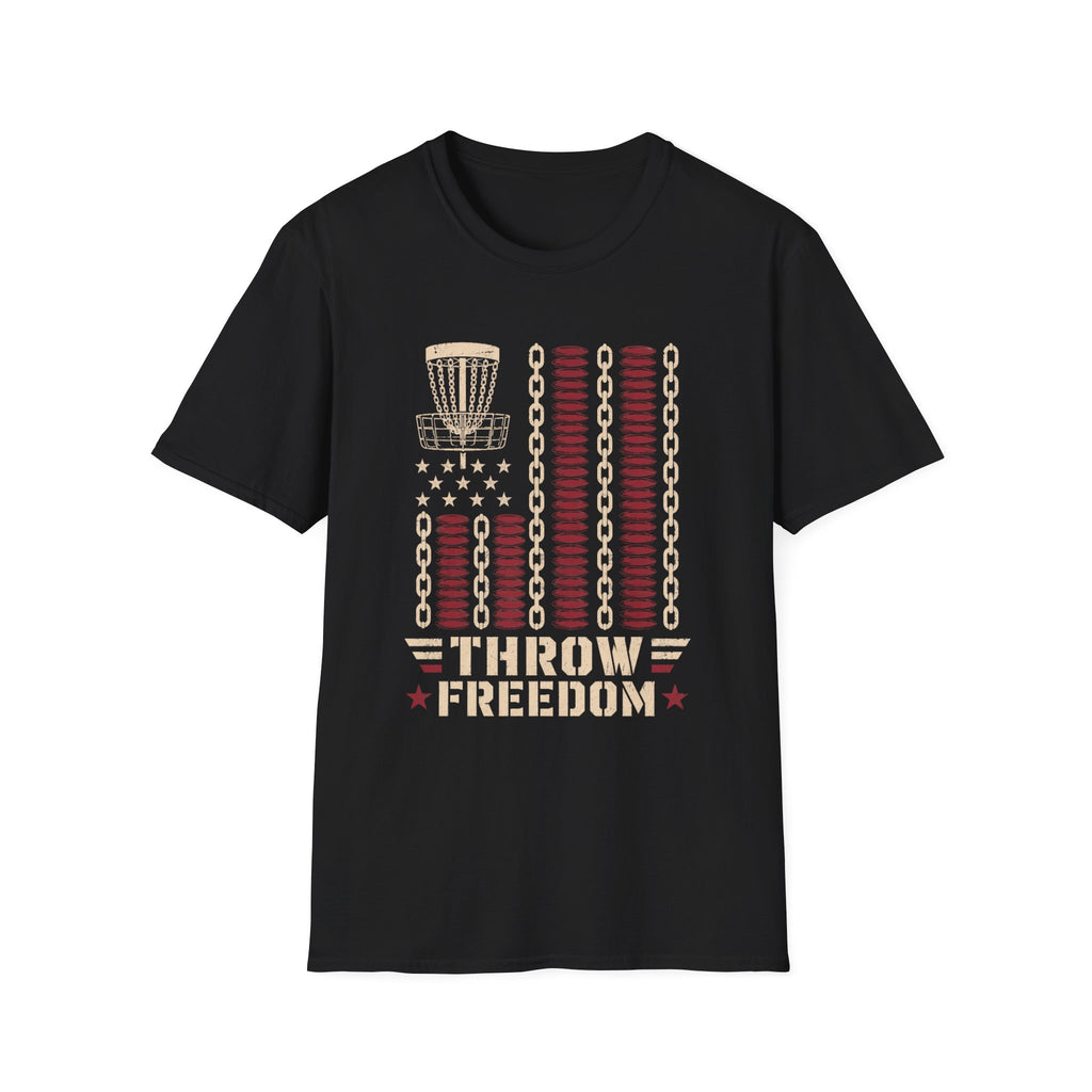 Throw Freedom Vintage Disc Golf T-Shirt