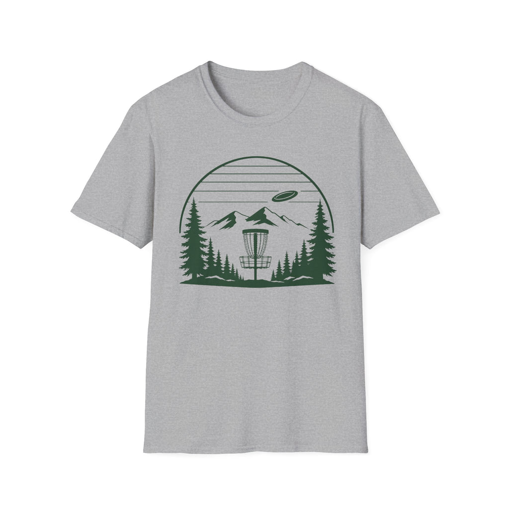 Landscape Basket Vintage Disc Golf T-Shirt