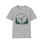 Landscape Basket Vintage Disc Golf T-Shirt