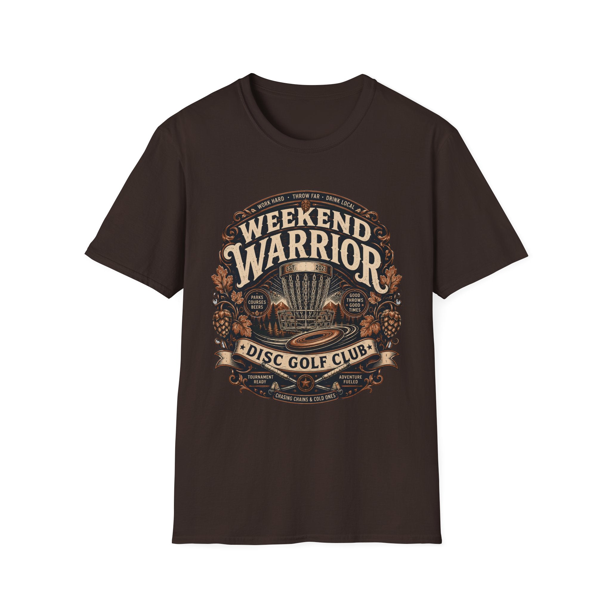 Weekend Warrior Vintage Disc Golf T-Shirt