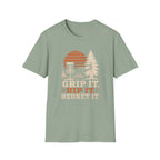 Grip It Rip It Regret It Vintage Disc Golf T-Shirt