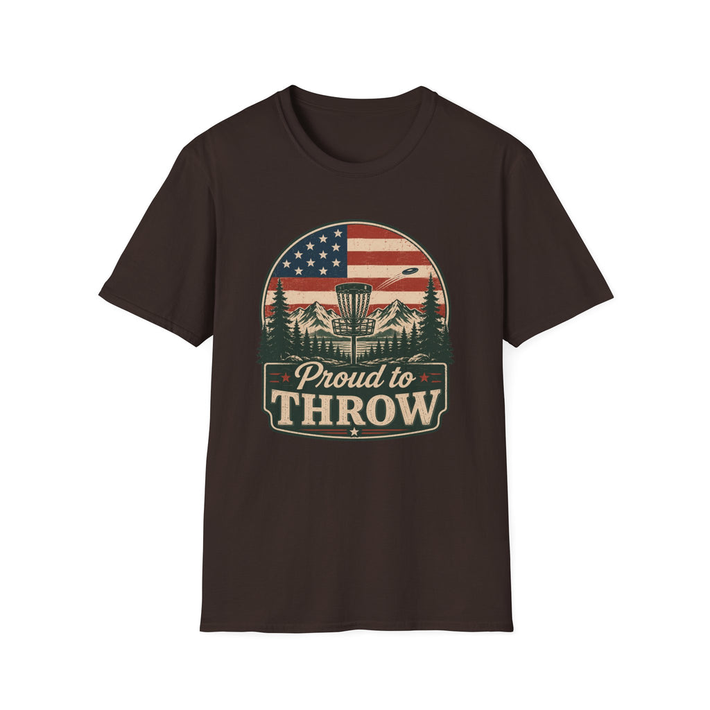 Proud to Throw Vintage Disc Golf T-Shirt