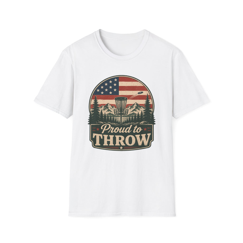 Proud to Throw Vintage Disc Golf T-Shirt