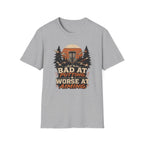 Bad at Putting - Worse at Aiming Vintage Disc Golf T-Shirt