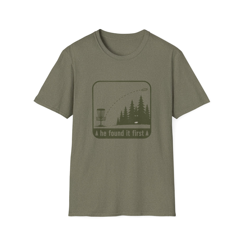 He Found It First Disc Golf T-Shirt