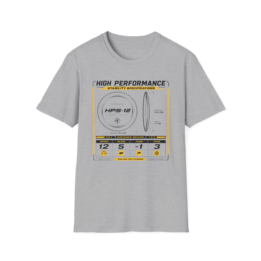 Disc Blueprint Vintage Disc Golf T-Shirt