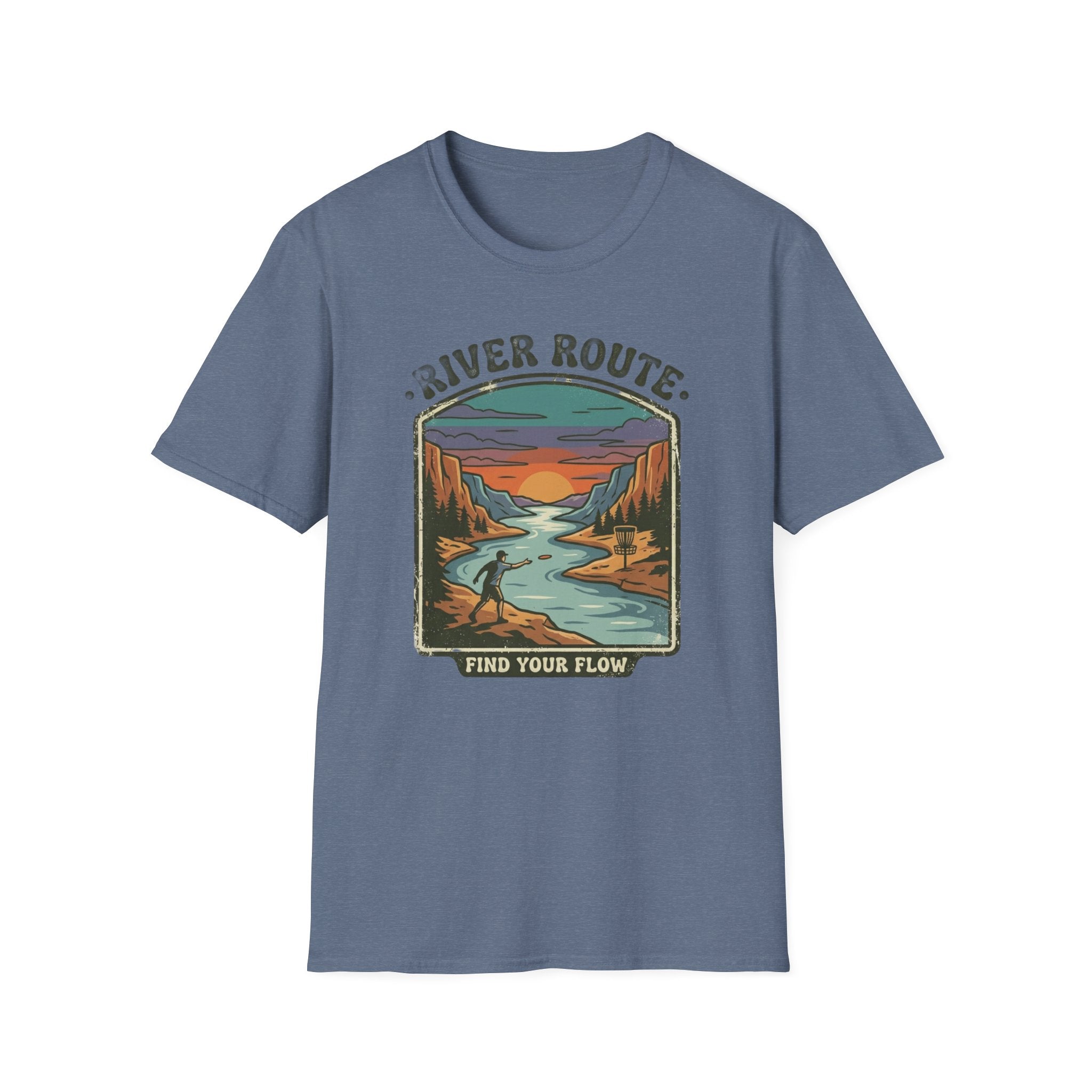River Route Vintage Disc Golf T-Shirt