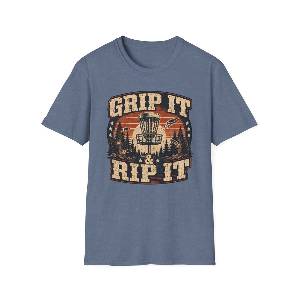 Grip It and Rip It Vintage Disc Golf T-Shirt