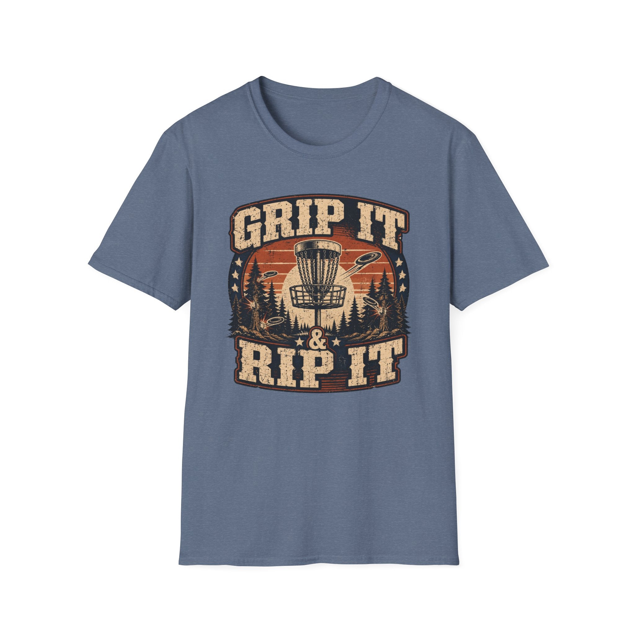 Grip It and Rip It Vintage Disc Golf T-Shirt