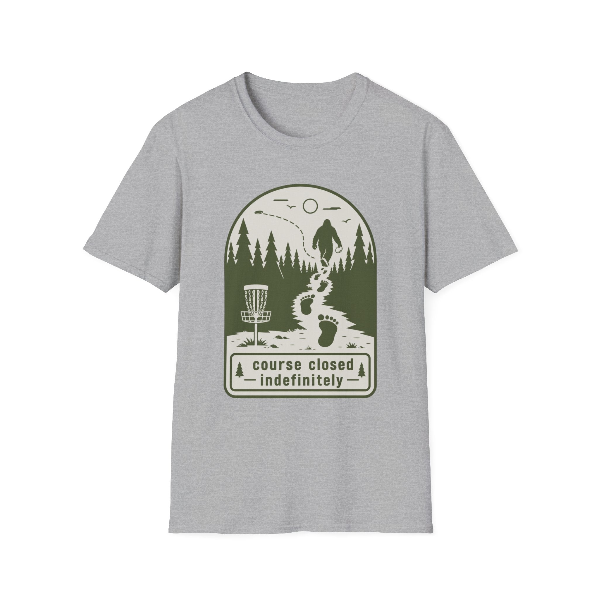 Course Closed Indefinitely Vintage Disc Golf T-Shirt