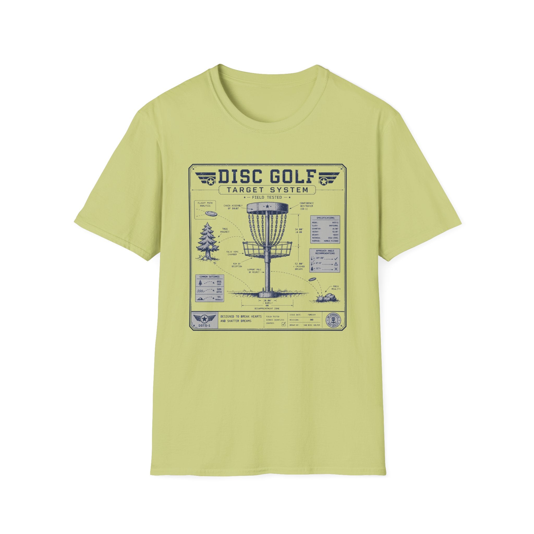 Disc Golf Target System Vintage Disc Golf T-Shirt