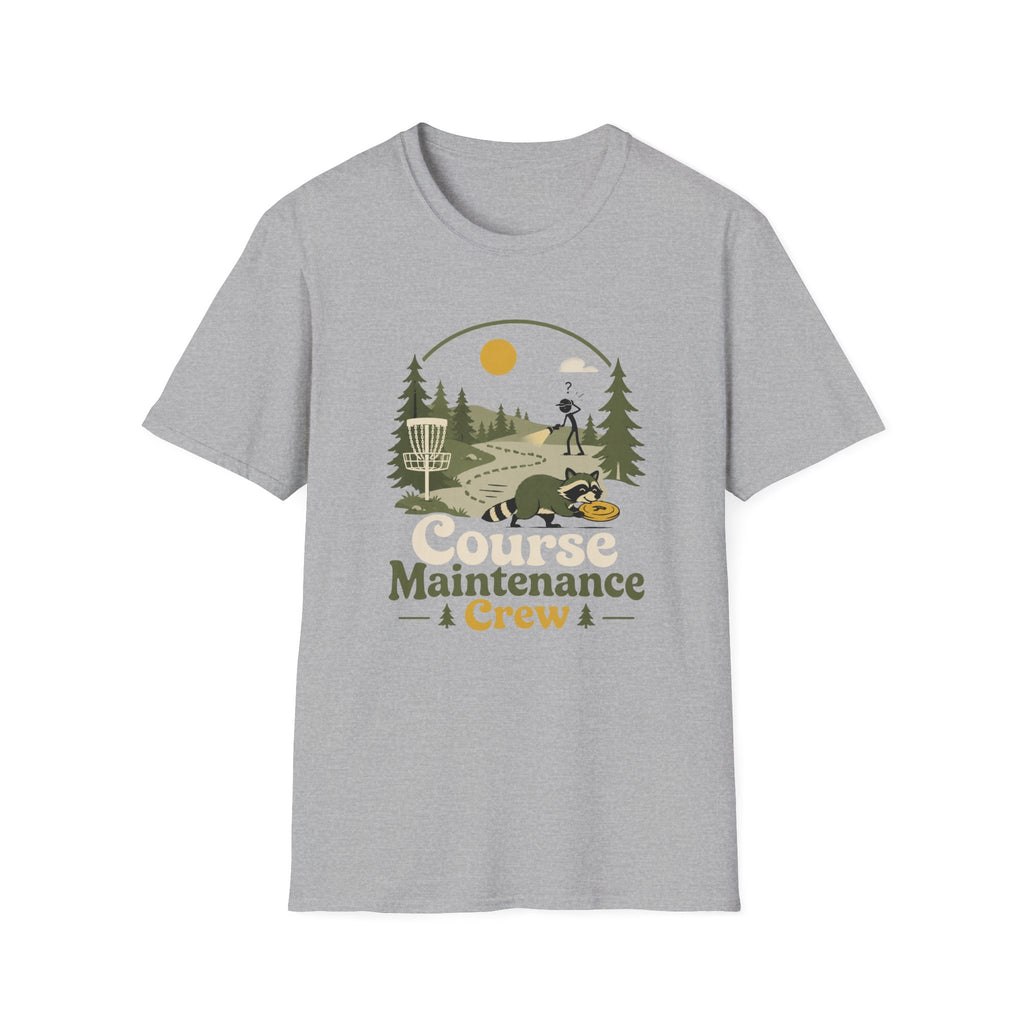 Course Maintenance Crew Vintage Disc Golf T-Shirt