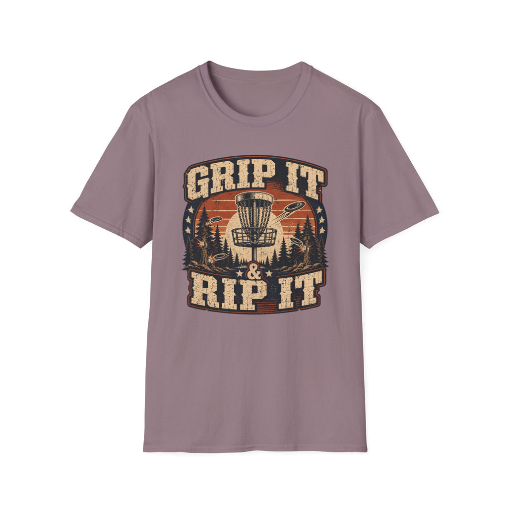 Grip It and Rip It Vintage Disc Golf T-Shirt