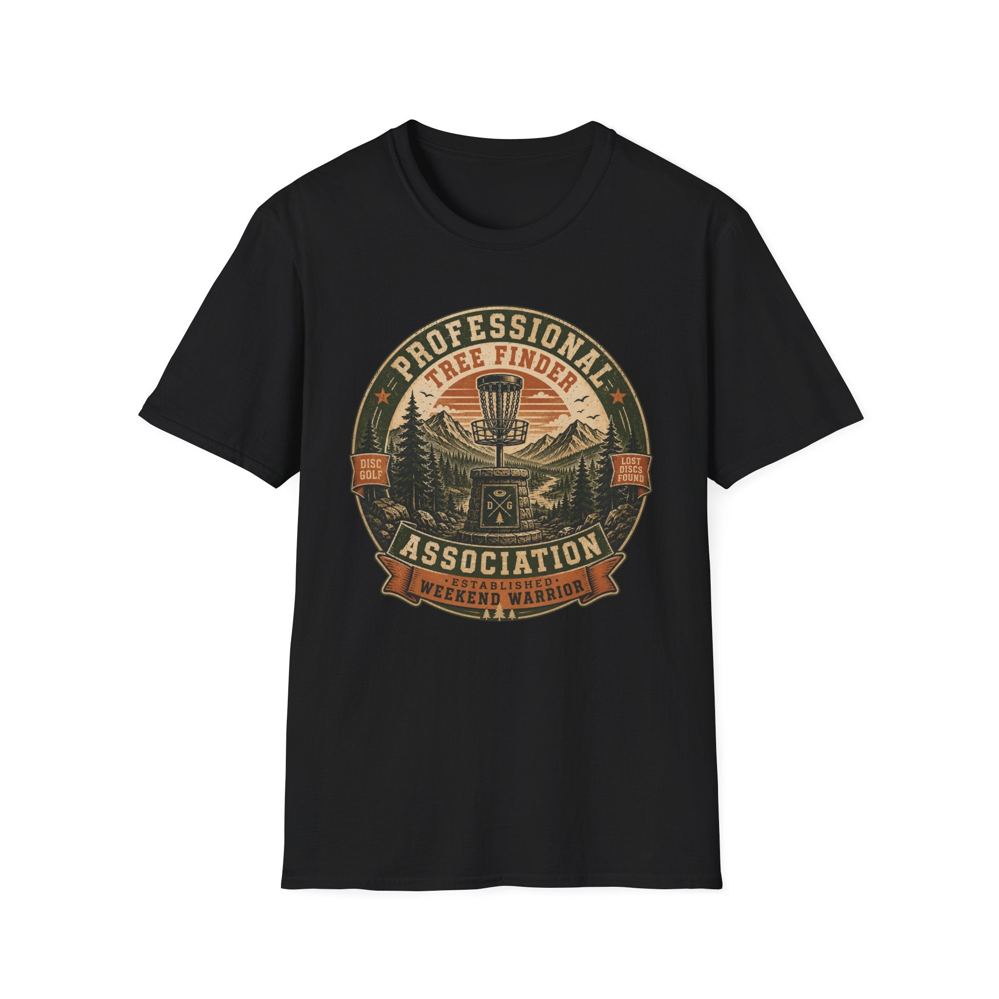 Professional Tree Finder Vintage Disc Golf T-Shirt
