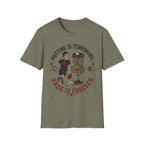Putting is Temporary Vintage Disc Golf T-Shirt